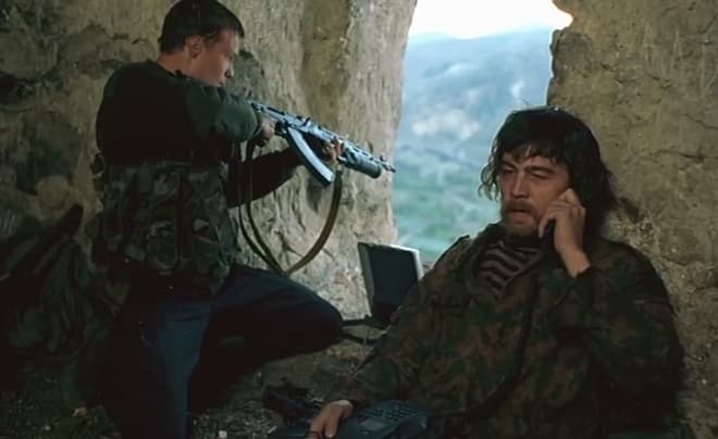 Алексей Чадов и Сергей Бодров в фильме {amp}quot;Война{amp}quot;