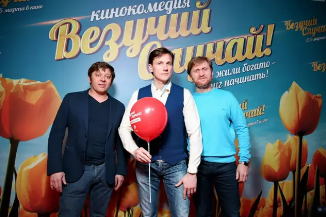 'Андрей Рожков, Дмитрий Брекоткин и Вячеслав Мясников в шоу 