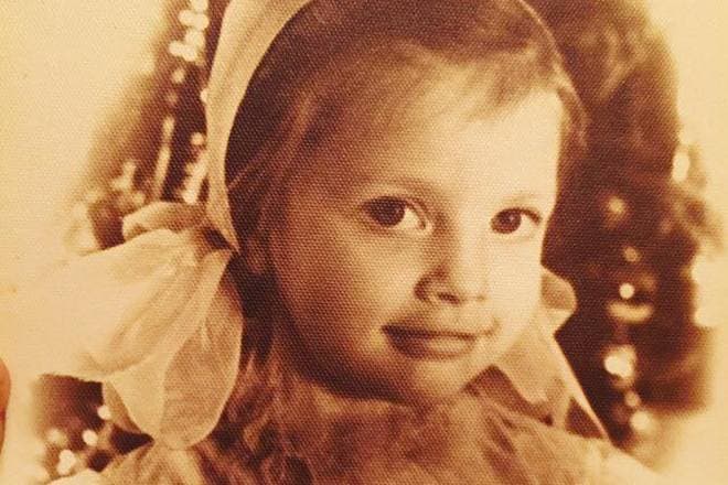 Екатерина Рождественская в детстве