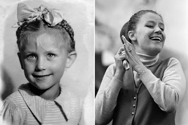 Елена Образцова в детстве и юности