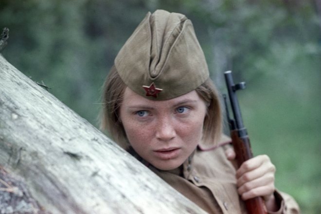 Марина Яковлева в фильме «Снайперы»