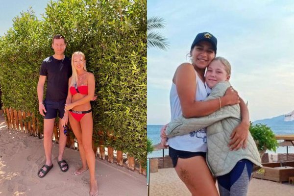 Николай Наумов на отдыхе в Дубае с фанаткой/Дочь актёра с подругой Фотоколлаж: Владтайм