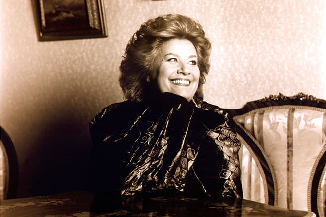 Певица Елена Образцова