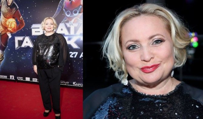 Светлана Пермякова на премьере «Вратаря Галактики»